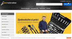 Desktop Screenshot of levne-rucninaradi.cz